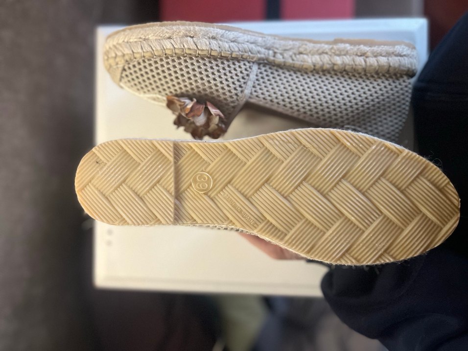 Vizon Kadın Çiçek Aksesuarlı Espadril - Görsel 5