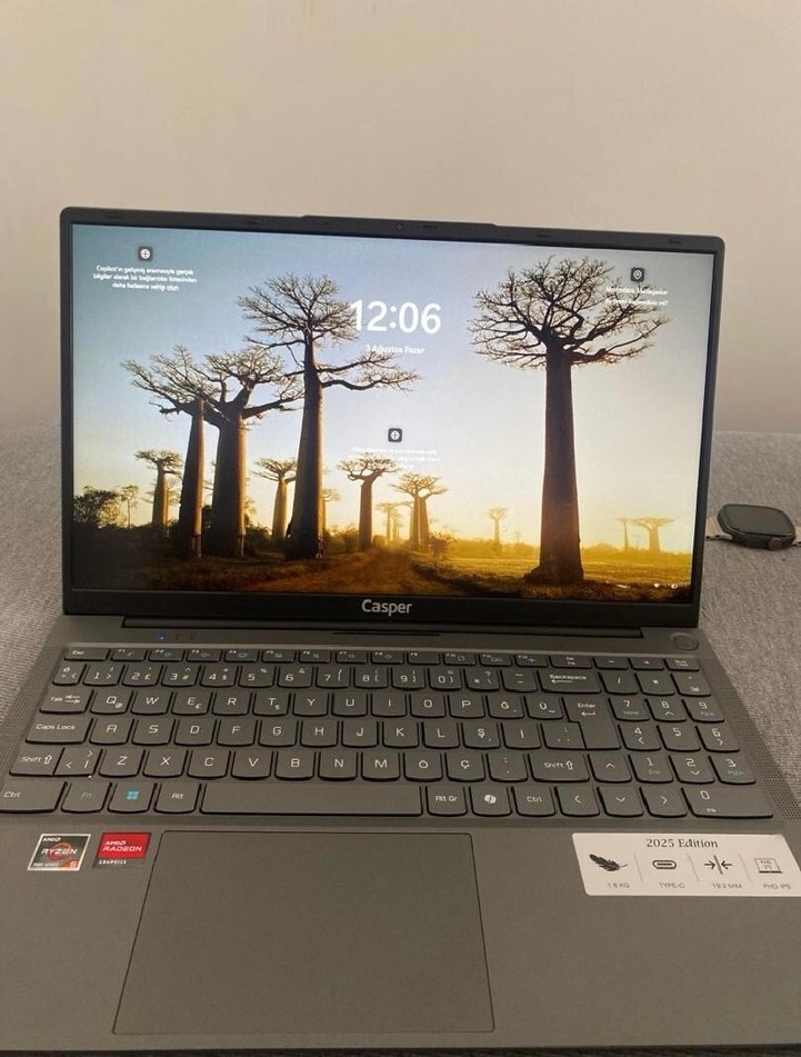 Gri Casper Dizüstü Bilgisayar Casper nırvana X600 - Görsel 2