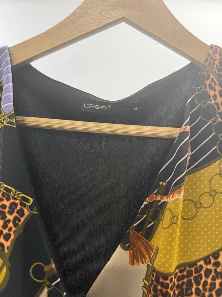 Uzun Desenli Bohem Kadın - Görsel 5