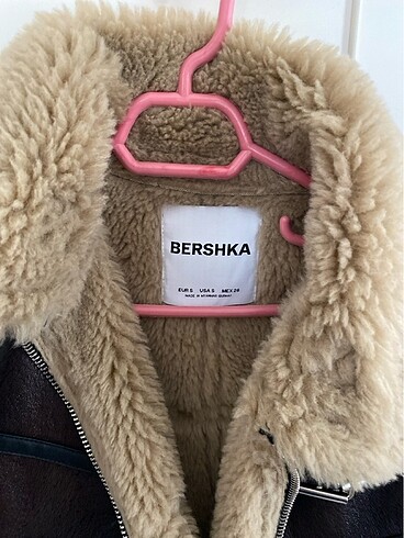 Bershka BERSHKA deri yünlü ceket
