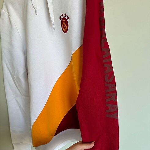 s Beden beyaz Renk Orijinal GS Kapüşonlu Sweatshirt