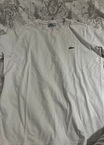 beyaz lacoste t-shirt orjinal