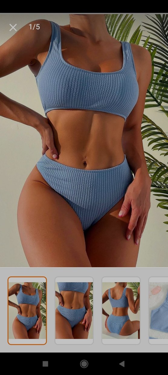 kumaş bikini üstü - Görsel 4