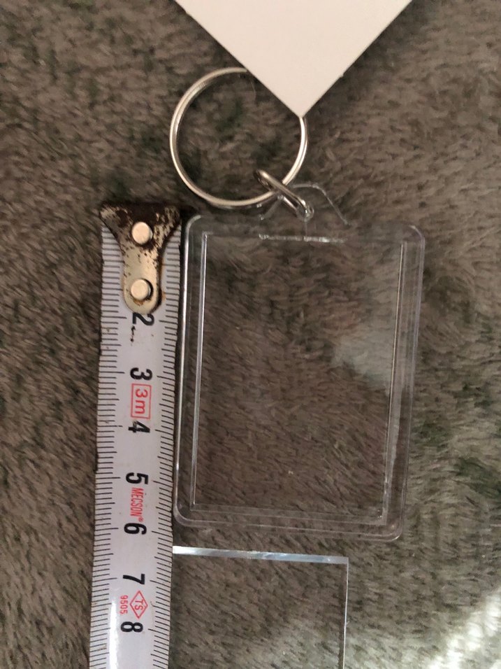 Şeffaf Vintage Anahtarlık - Görsel 2