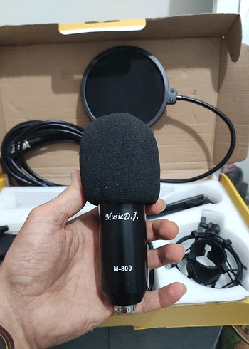 Kayıt ve Yayın Mikrofonu Müzik Ses - Görsel 6