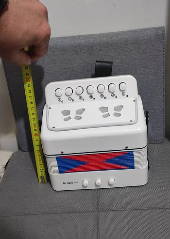 7 Tuşlu Mini Akordeon Çocuk Müzik aleti - Görsel 4