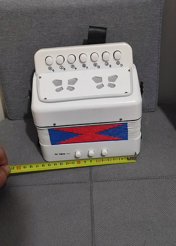 7 Tuşlu Mini Akordeon Çocuk Müzik aleti - Görsel 5