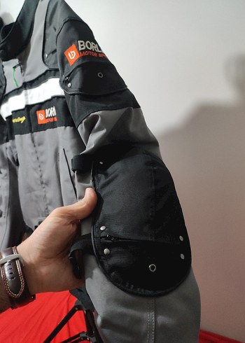 Borleni motosiklet ceketi erkek motorcu montu - Görsel 5