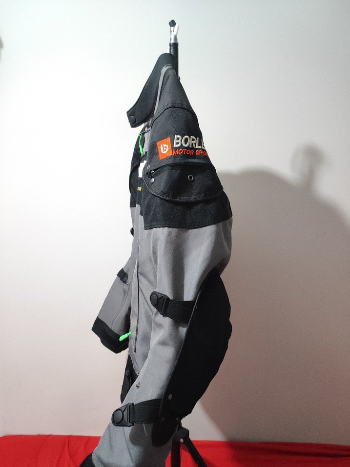 Borleni motosiklet ceketi erkek motorcu montu - Görsel 2