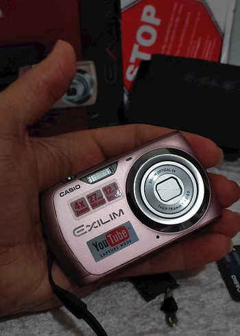 Casio EXILIM Dijital Fotoğraf Makinesi Pembe - Görsel 4
