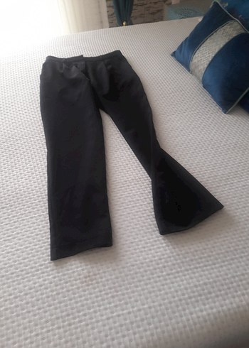 38 Beden siyah Renk Siyah Piliseli Kadın Kumaş Pantolon