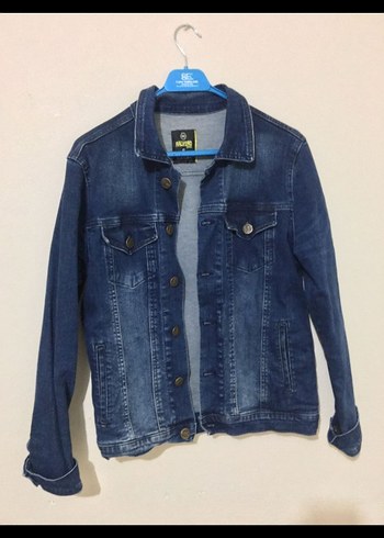 Diğer Koyu Mavi Denim Ceket