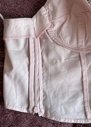 Pembe İp Askılı Büstiyer - Görsel 3