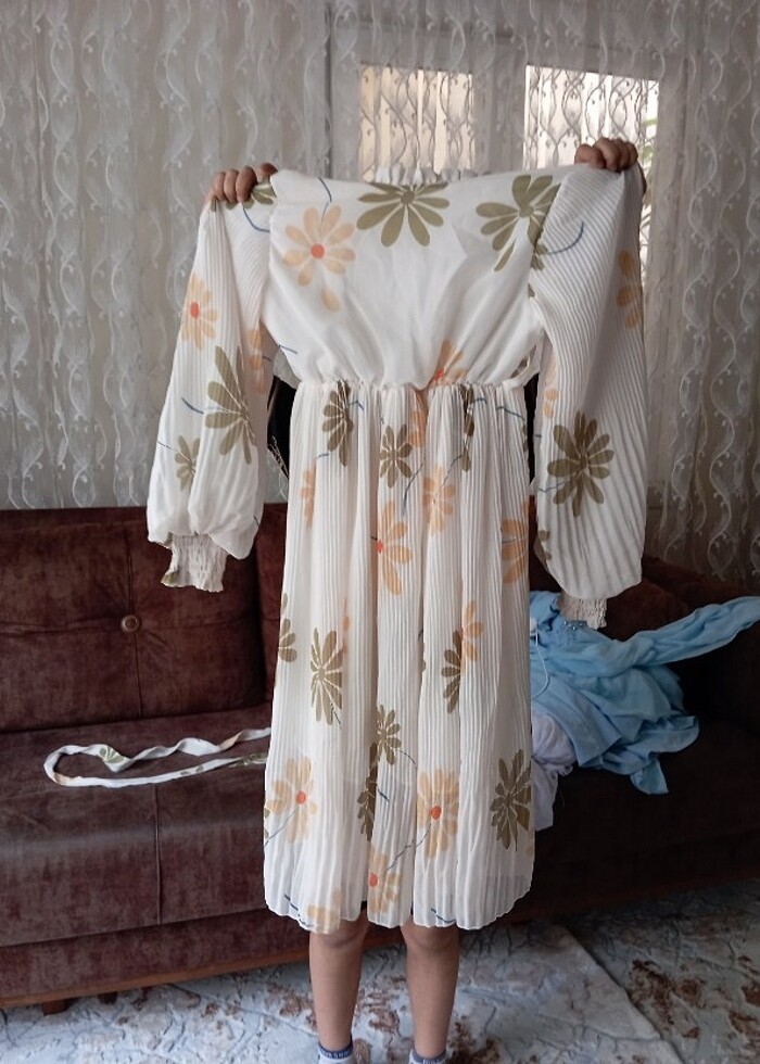 Pileli çocuk elbisesi  - Görsel 2