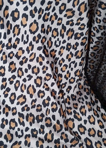 LEOPAR DESENLİ KADIN ELBİSESİ - Görsel 4