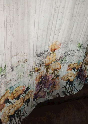 Bohem Uzun Kollu Piliseli Uzun Elbise - Görsel 3