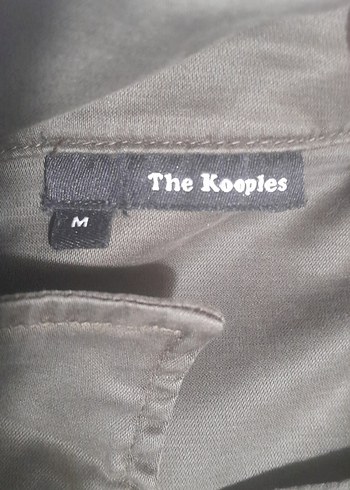 The Kooples Düğmeli haki yeşil Midi Ceketi