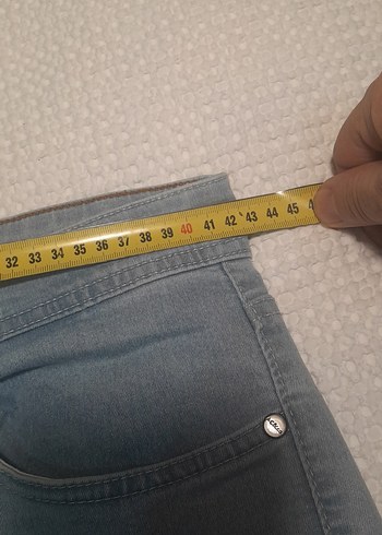 Buz mavisi erkek Denim Pantolon - Görsel 4