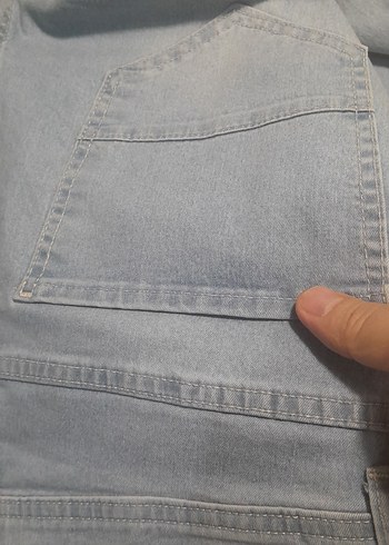 Buz mavisi erkek Denim Pantolon - Görsel 9