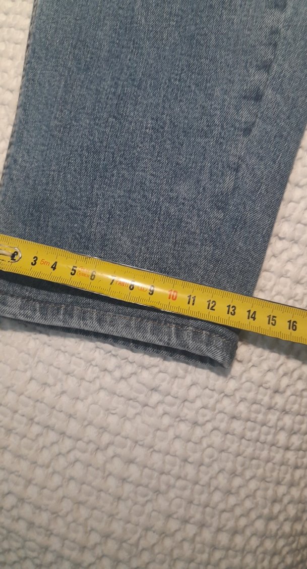 Mavi renkte erkek Denim Pantolon Midi Boy - Görsel 2