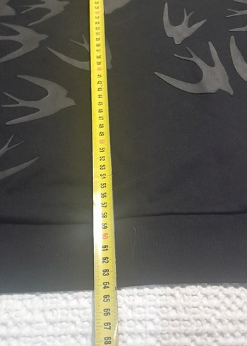 m Beden Siyah Baskılı Kadın Sweatshirt