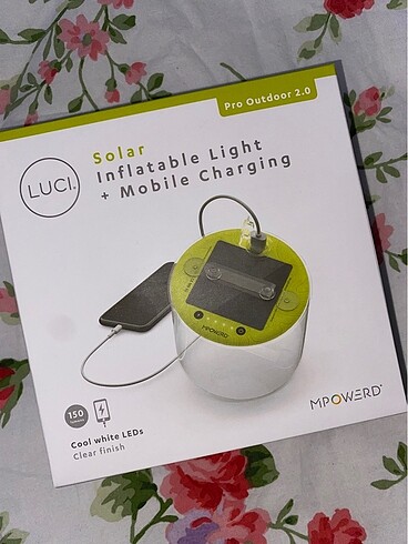 Powerbank aynı zamanda ışıklandırma