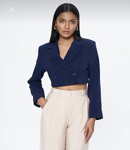 Blazer Ceket Lacivert - Sıfır