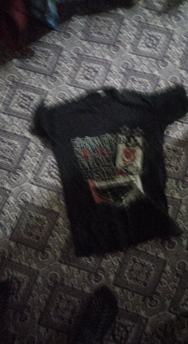 Siyah Baskılı Kısa Kollu çocuk 
Tişört - Görsel 4