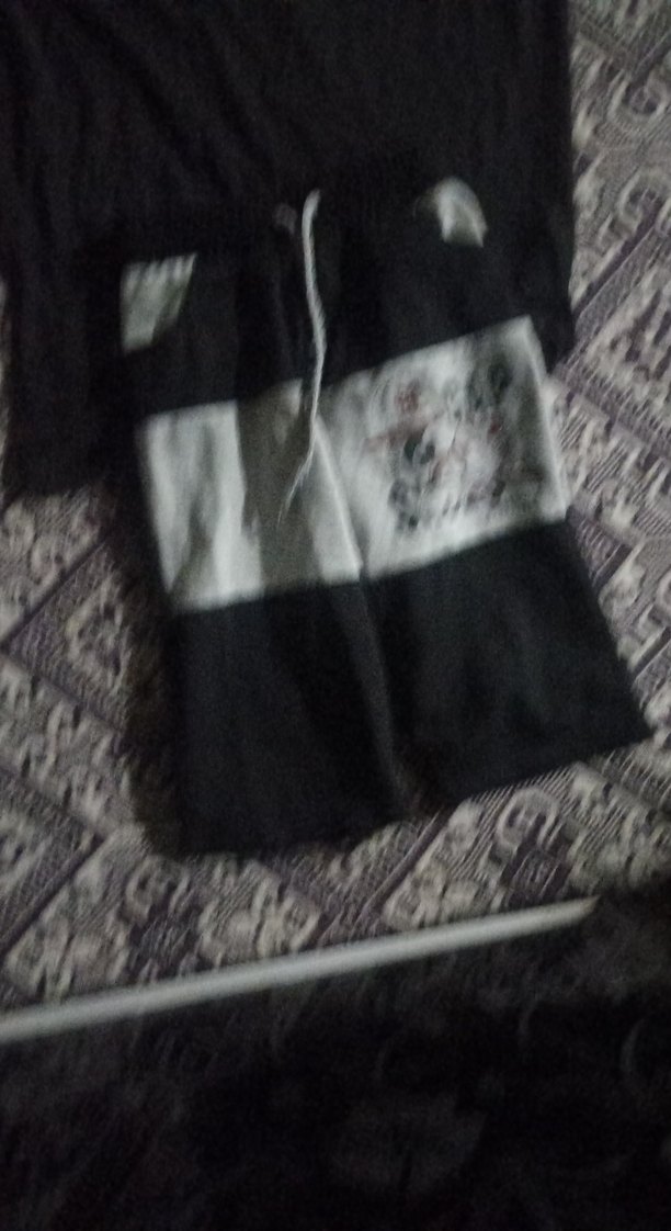 Erkek Siyah Kısa Kollu Baskılı Pijama Takımı - Görsel 5