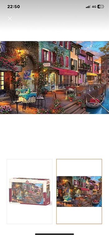  Art puzzle tatlı hayat 1500 parça