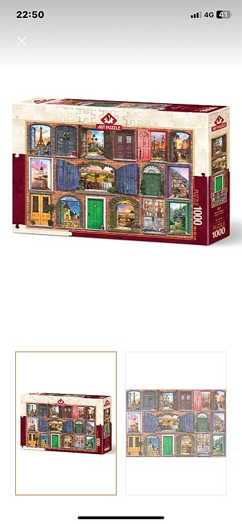 1000 parça puzzle Avrupanın Kapıları
