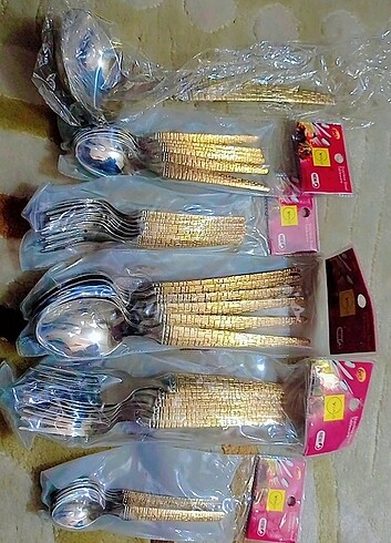 Çelik kaşık set