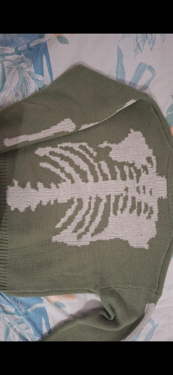 Shein iskelet kazak - Görsel 4