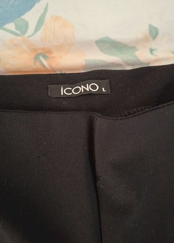 Kadın Siyah Düz Kumaş Pantolon - Görsel 3