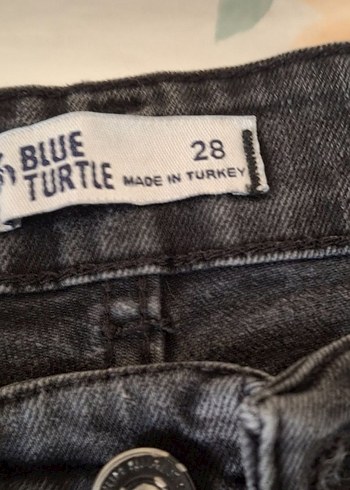 siyah wide leg jean - Görsel 2