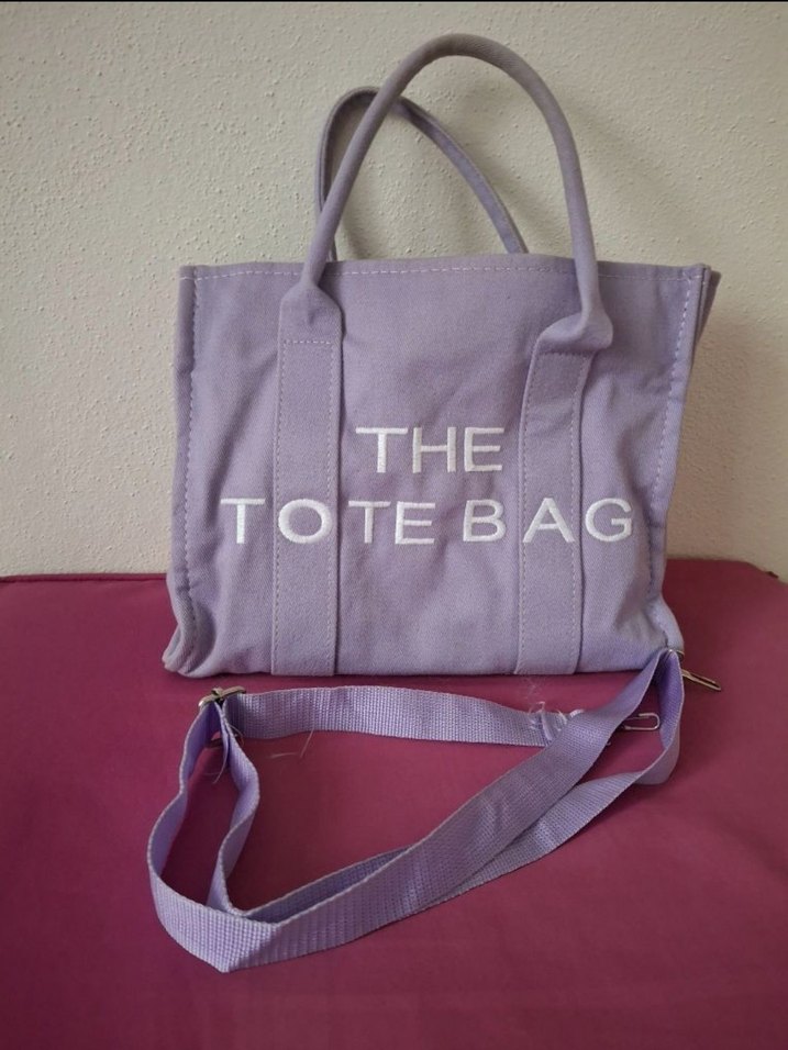 The tote bag mor canta - Görsel 2