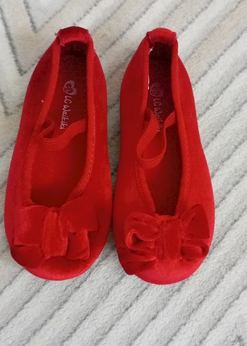 Kız Çocuk Kırmızı Fırfırlı Babet - Görsel 2