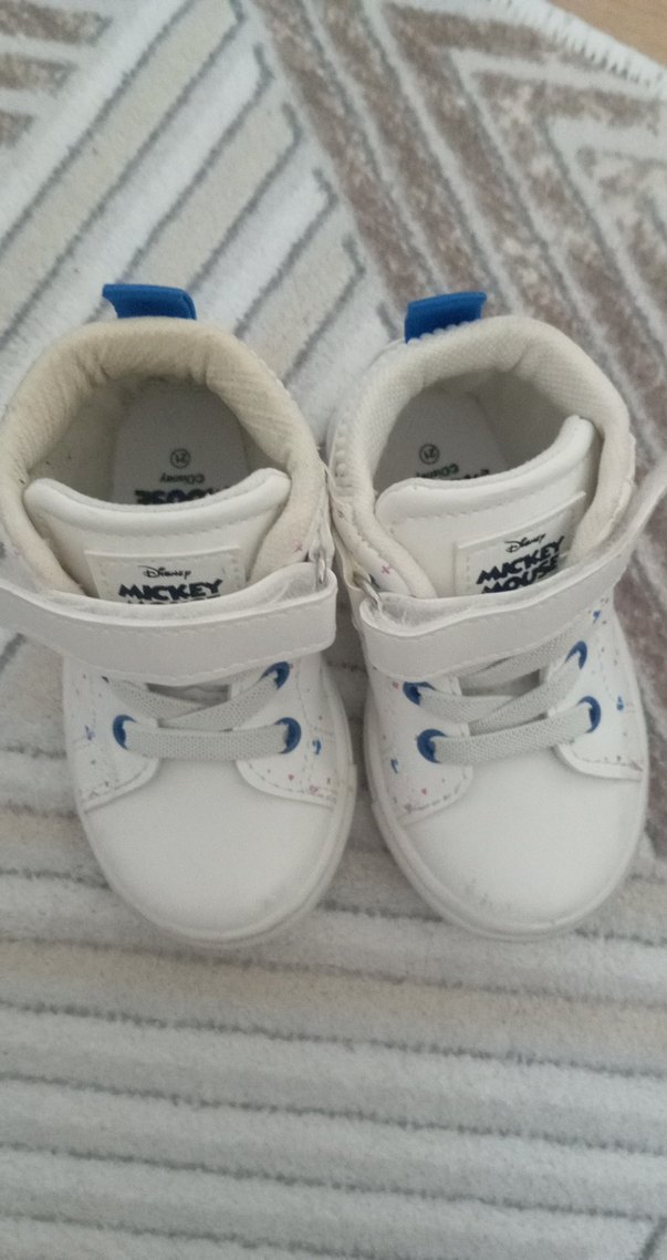 Kız Çocuk Beyaz Velcro Spor Ayakkabı - Görsel 2