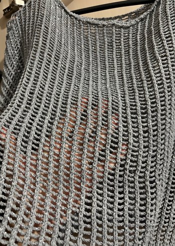 Gri Kadın Triko - Görsel 3