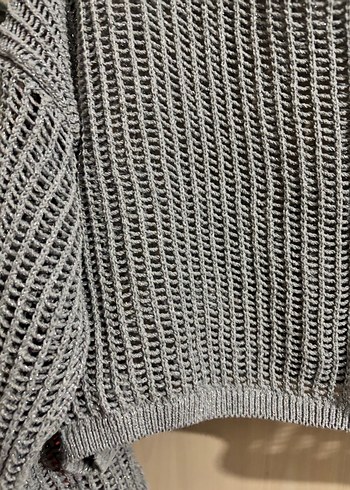 Gri Kadın Triko - Görsel 4