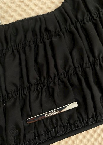 Bershka Siyah Bershka Fermuarlı Kadın Çanta