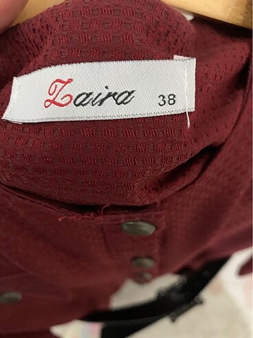 38 Beden bordo Renk Elbise