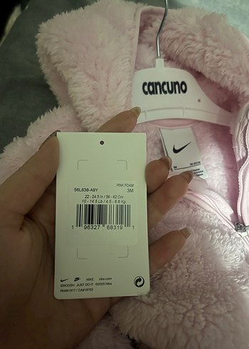 NİKE Kürklü Bebek Tulumu 0-3 ay - Görsel 5