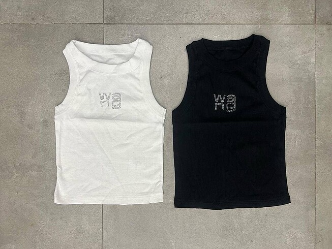 Alexander Wang WANG RHİNSTONE CHİC CROP ATLET