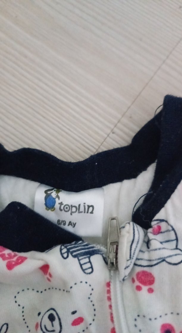 Uzun Kollu Renkli Desenli Erkek Bebek Tulum - Görsel 3