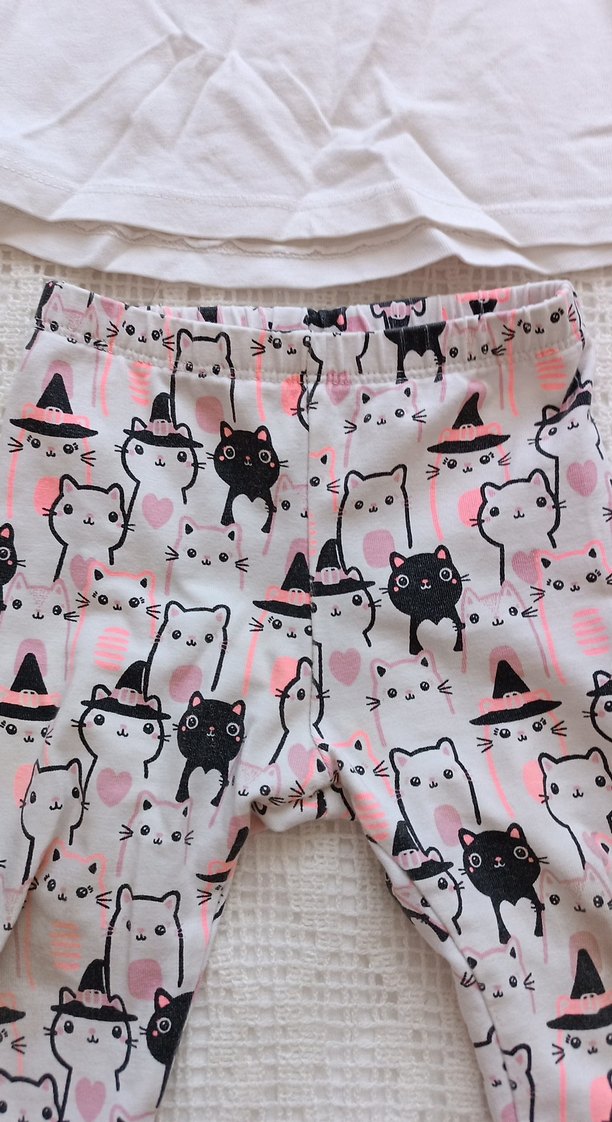 Dantel Detaylı Beyaz Uzun Kollu Bebek Kız Takımı - Görsel 4