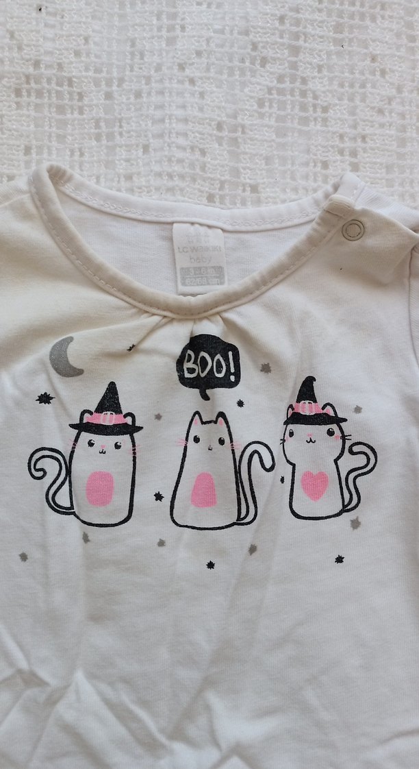 Dantel Detaylı Beyaz Uzun Kollu Bebek Kız Takımı - Görsel 2