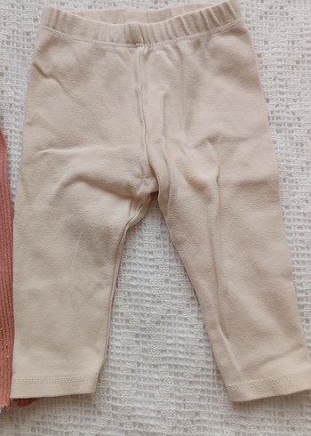 Kız Çocuk Bej Triko Tayt - Görsel 3