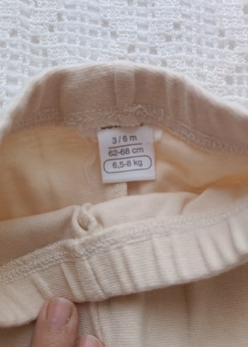 Kız Çocuk Bej Triko Tayt - Görsel 4