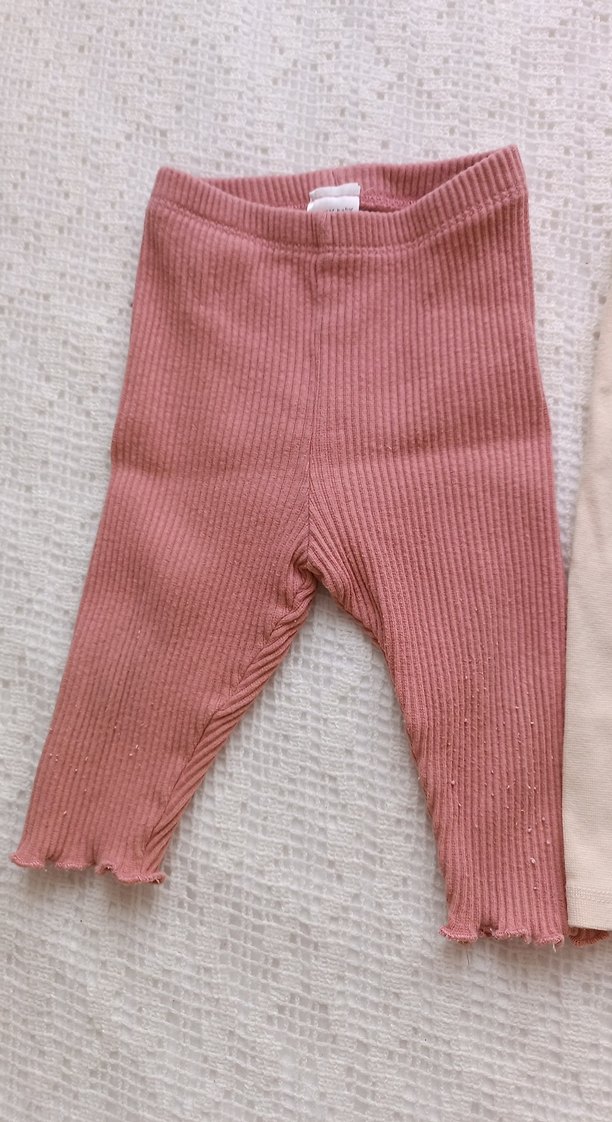 Kız Çocuk Bej Triko Tayt - Görsel 2